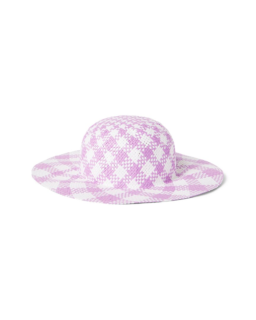 Janie And Jack Gingham Straw Hat