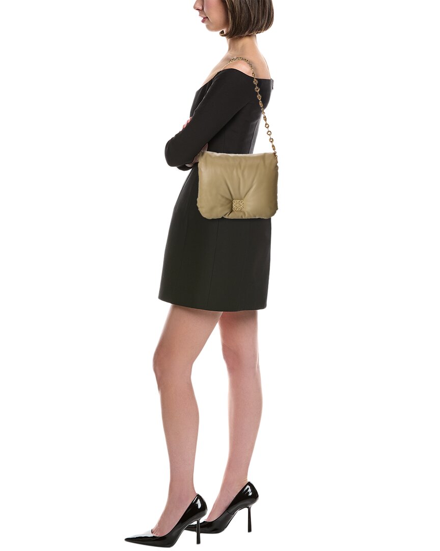 Loewe Goya Puffer Leather Shoulder Bag