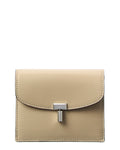Toteme T-Lock Fold-Over Small Leather Card Case