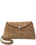 Toteme T-Lock Suede Satchel