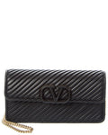 Valentino Vlogo Signature Leather Wallet On Chain
