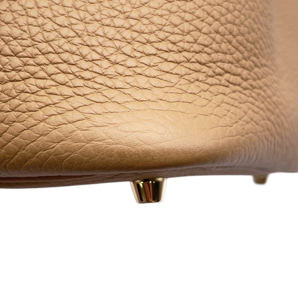 HERMES Picotin Lock Biscuit Taurillon Clemence Size PM