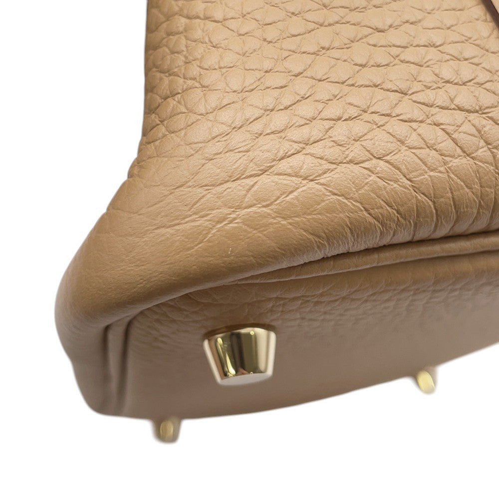 HERMES Picotin Lock Biscuit Taurillon Clemence Size PM