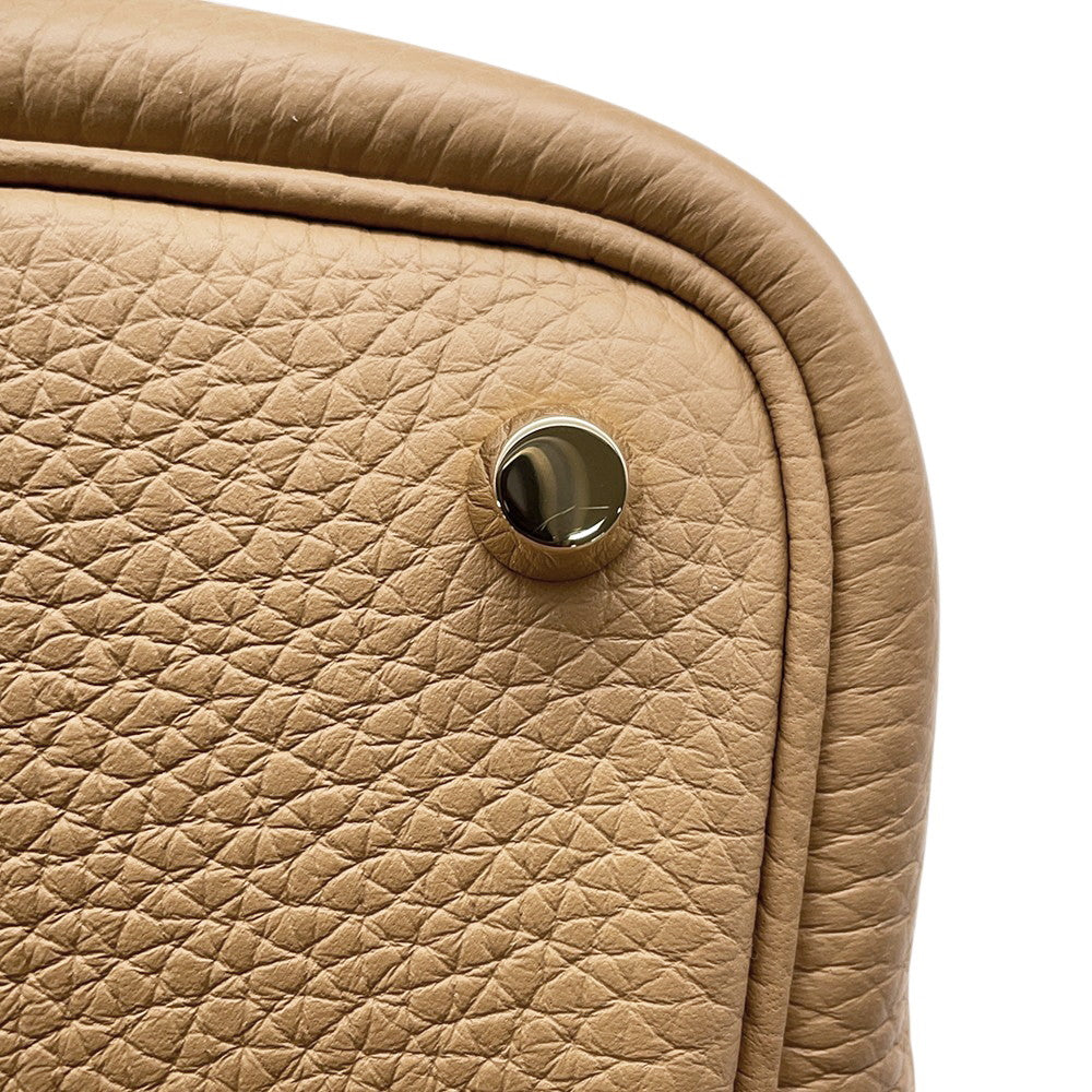 HERMES Picotin Lock Biscuit Taurillon Clemence Size PM
