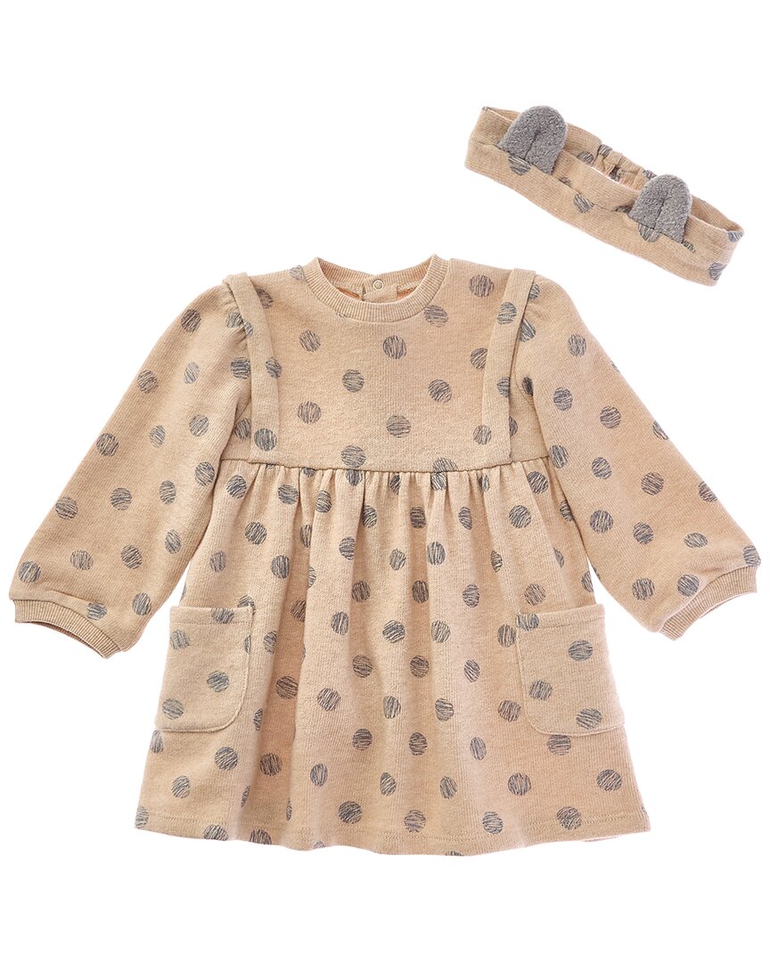 Mayoral Newborn Dress & Headband