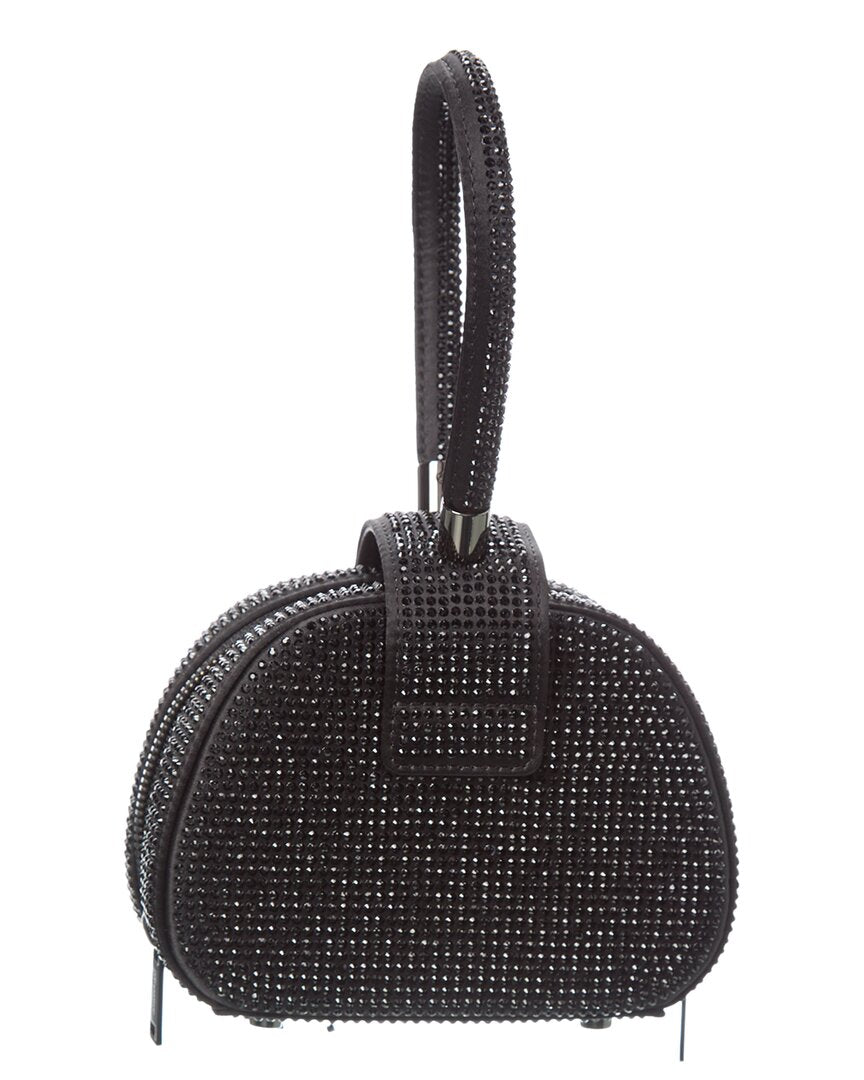Self-Portrait Rhinestone Top Handle Micro Bag