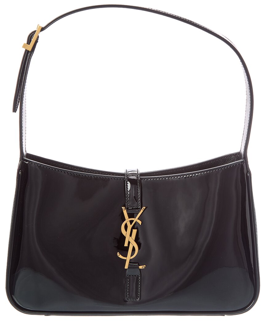 Saint Laurent Le 5 A 7 Patent Hobo Bag