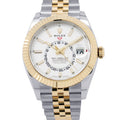 ROLEX Sky-Dweller W42mm Stainless Steel K18WG White Dial336933