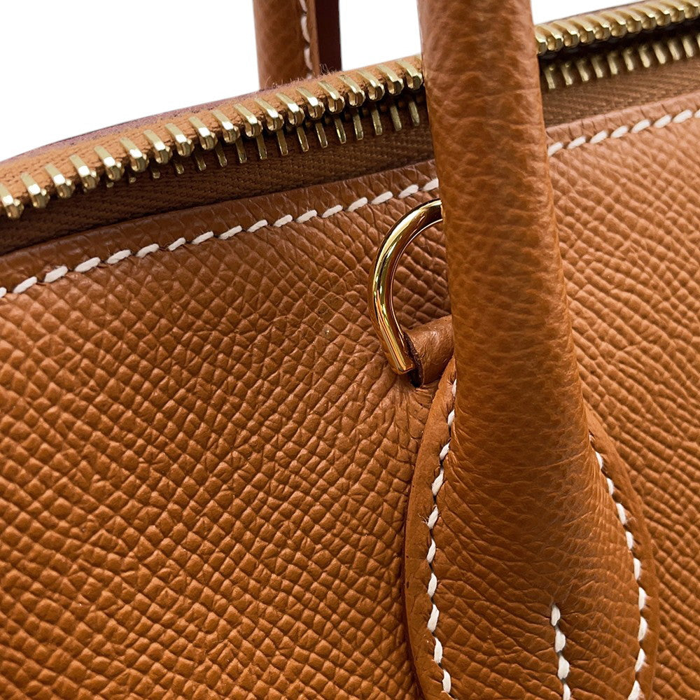 HERMES Bolide 1923 Gold Epsom Size 30