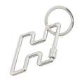 HERMES H to Speed Key Ring Bag Charm SilverH077245 Metal