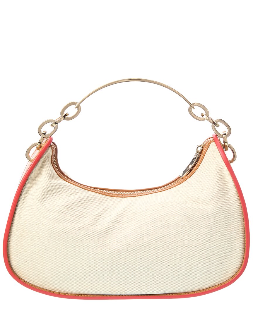 Tod’S Canvas & Leather Hobo Bag