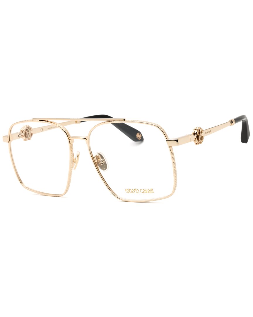 Roberto Cavalli Women's Vrc028 58Mm Optical Frames Metallic