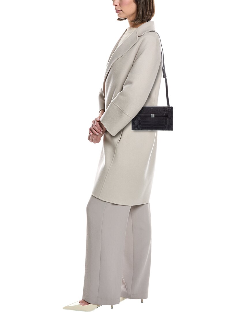 Toteme Croc-Embossed Leather Crossbody