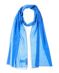 Dolce & Gabbana Chiffon Silk-Blend Scarf Blue