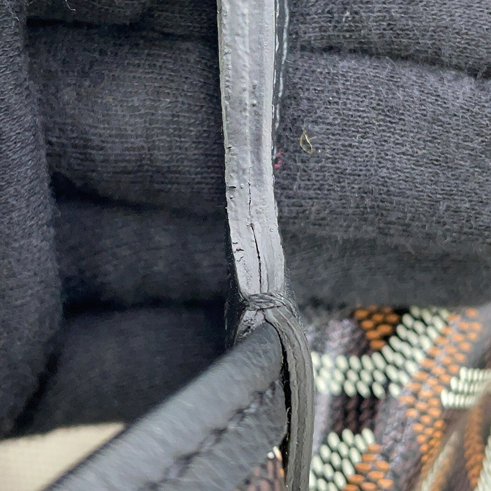 GOYARD Saint Louis BlackSTLOUIPMLTY01CL01P PVC Leather Size PM