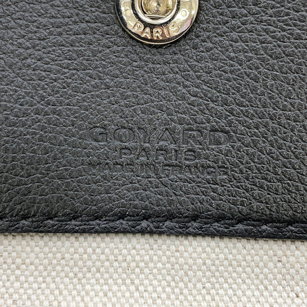 GOYARD Saint Louis BlackSTLOUIPMLTY01CL01P PVC Leather Size PM