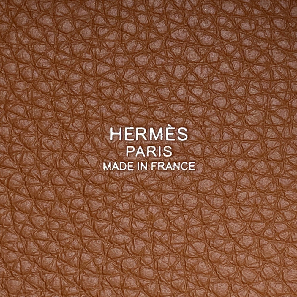 HERMES Picotin Lock Gold Taurillon Clemence Size PM