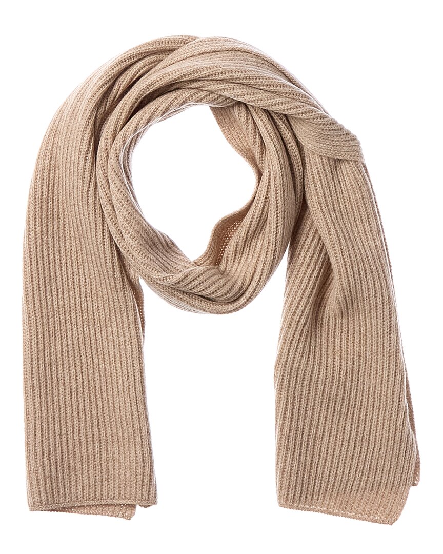 Naadam Collection Ribbed Wool & Cashmere-Blend Scarf