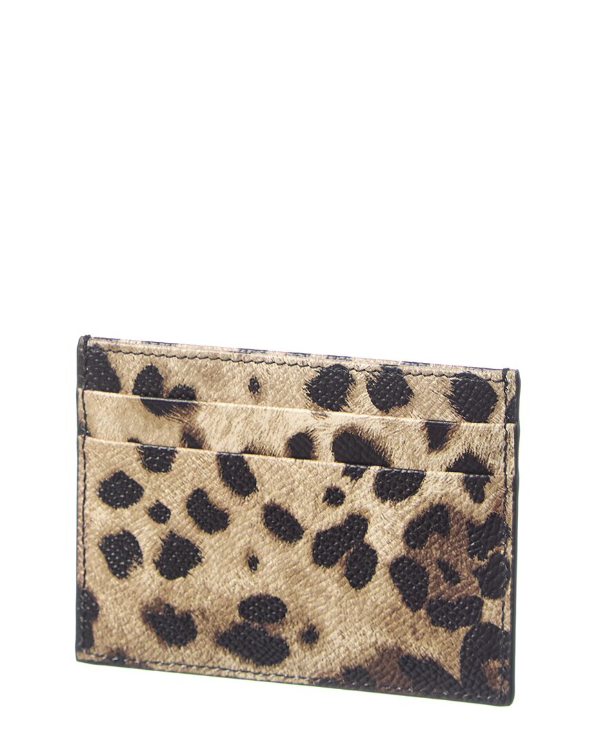 Dolce & Gabbana Dauphine Leather Card Holder