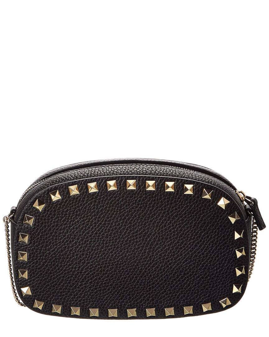 Valentino Rockstud Mini Grainy Leather Crossbody