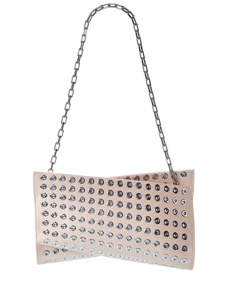 Christian Louboutin Loubitwist Satin Clutch