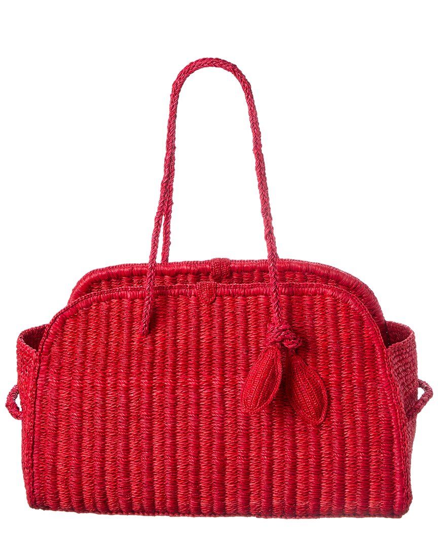Jacquemus Turismo Raffia Satchel