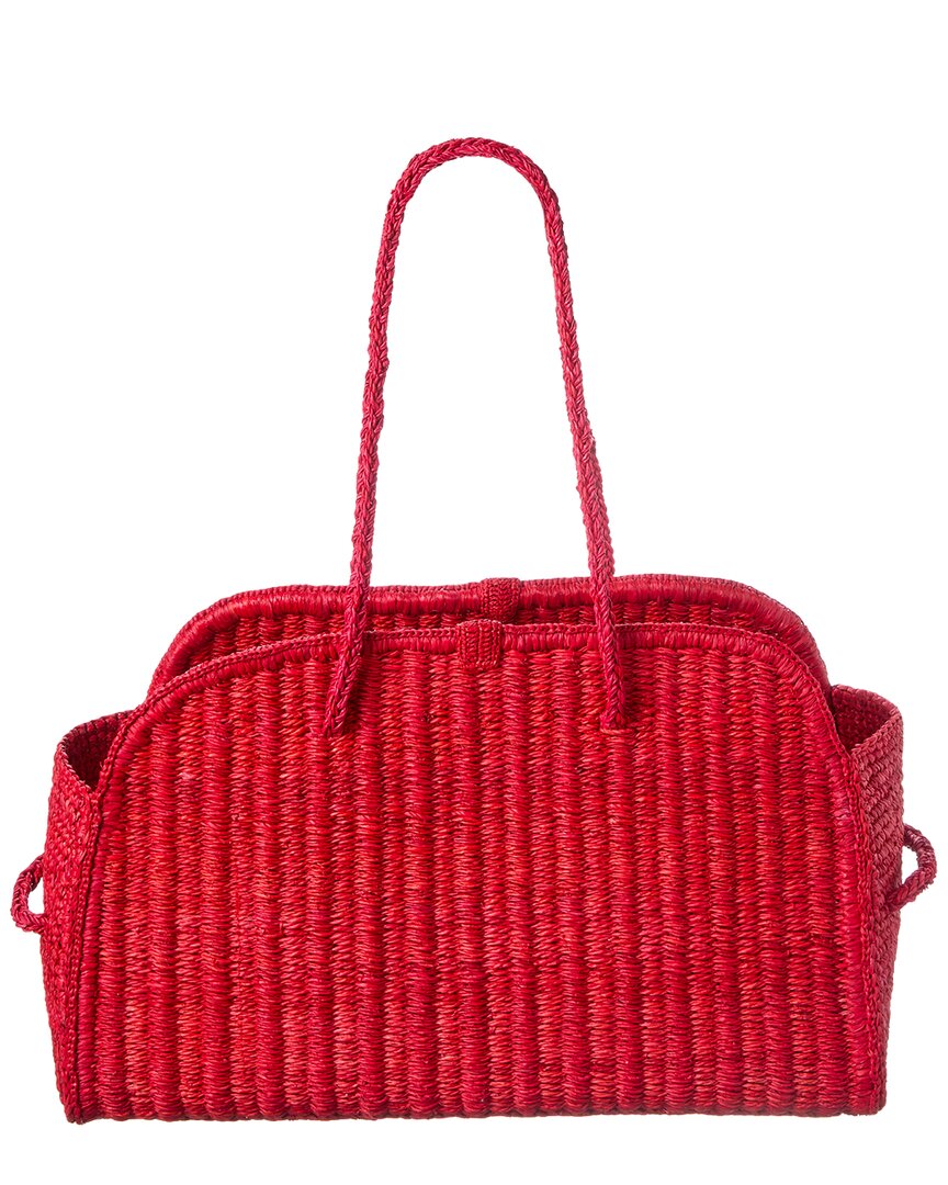 Jacquemus Turismo Raffia Satchel