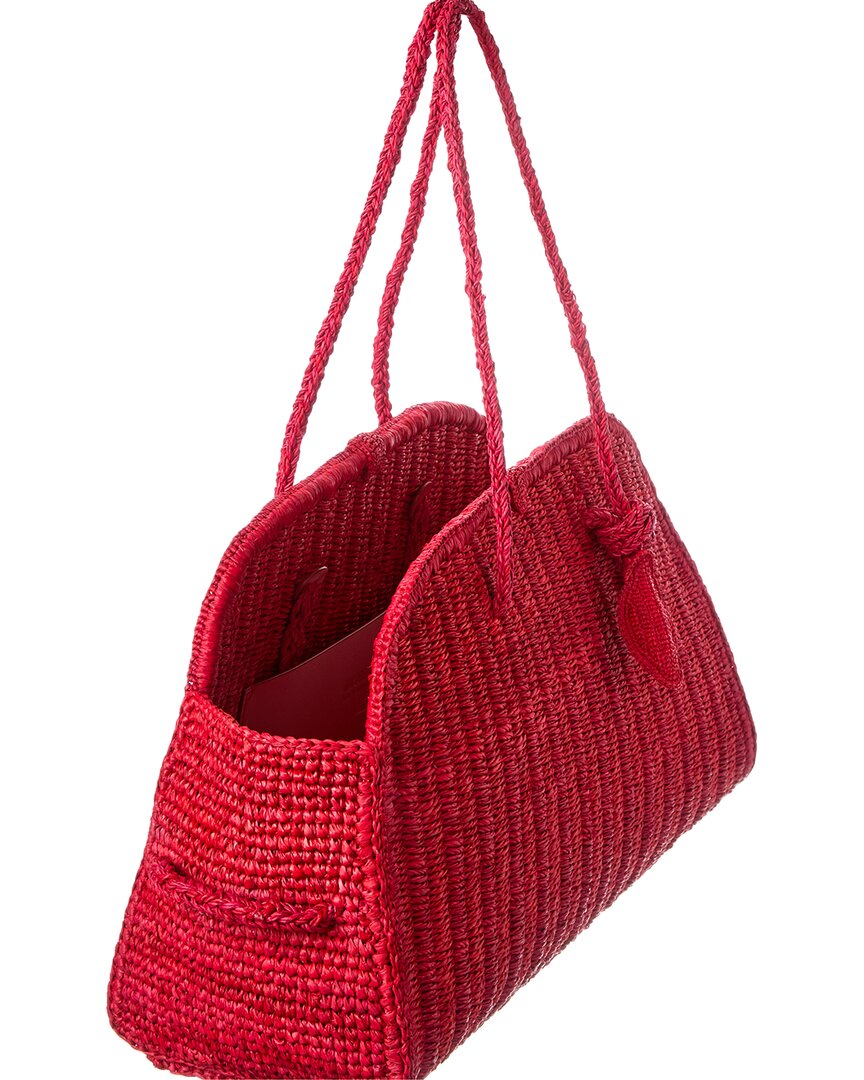 Jacquemus Turismo Raffia Satchel