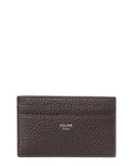 Celine Logo Leather Card Case
