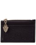 Gucci Luce Gg Canvas & Leather Card Case