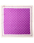 Valentino Chez Polka Dot Printed Silk Scarf