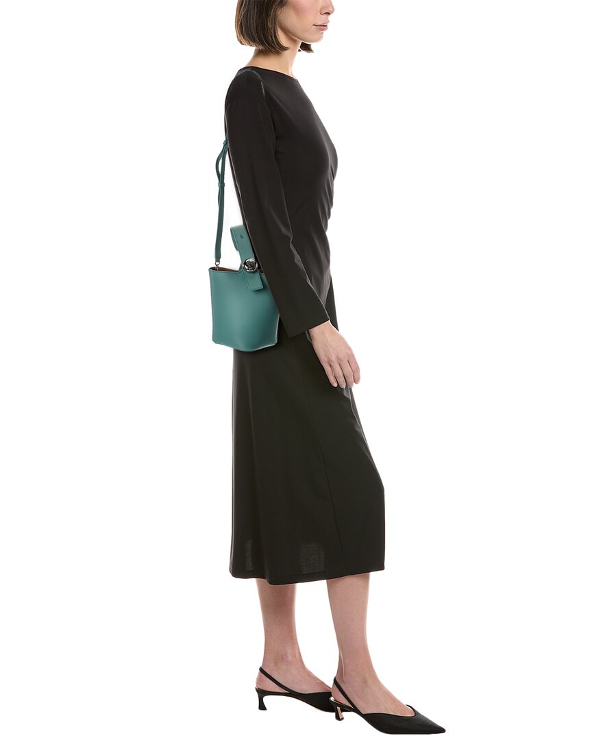 Loewe Pebble Mini Leather Bucket Bag