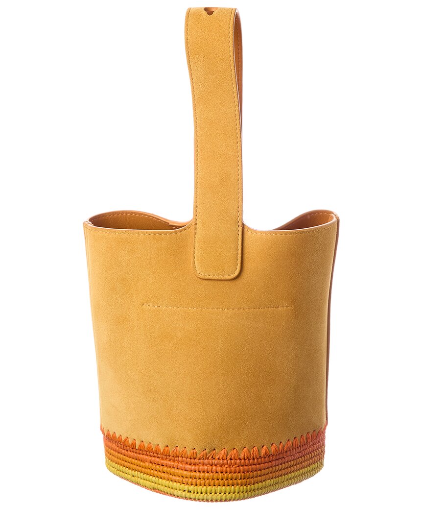 Loewe Pebble Mini Suede Bucket Bag