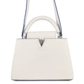 LOUIS VUITTON Capucines BB White/BlueM20828 Taurillon Leather
