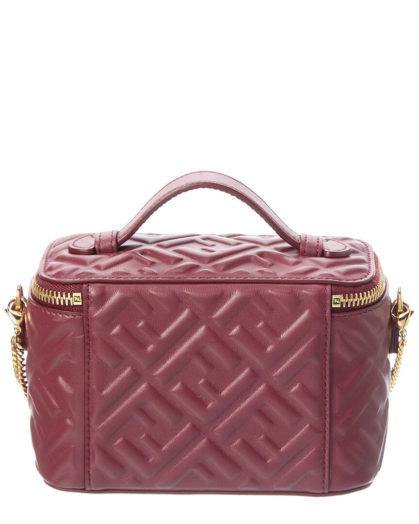 Fendi Ff Leather Vanity Case