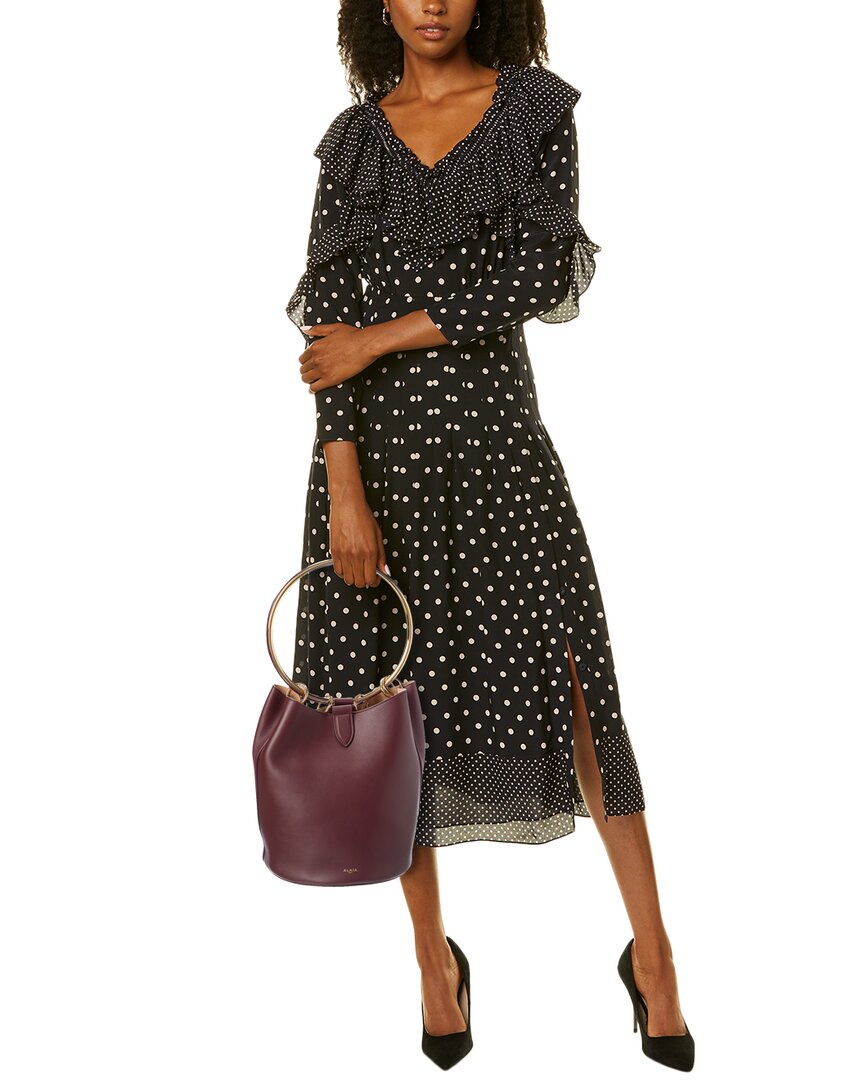 Alaïa Ring Large Leather Bucket Bag