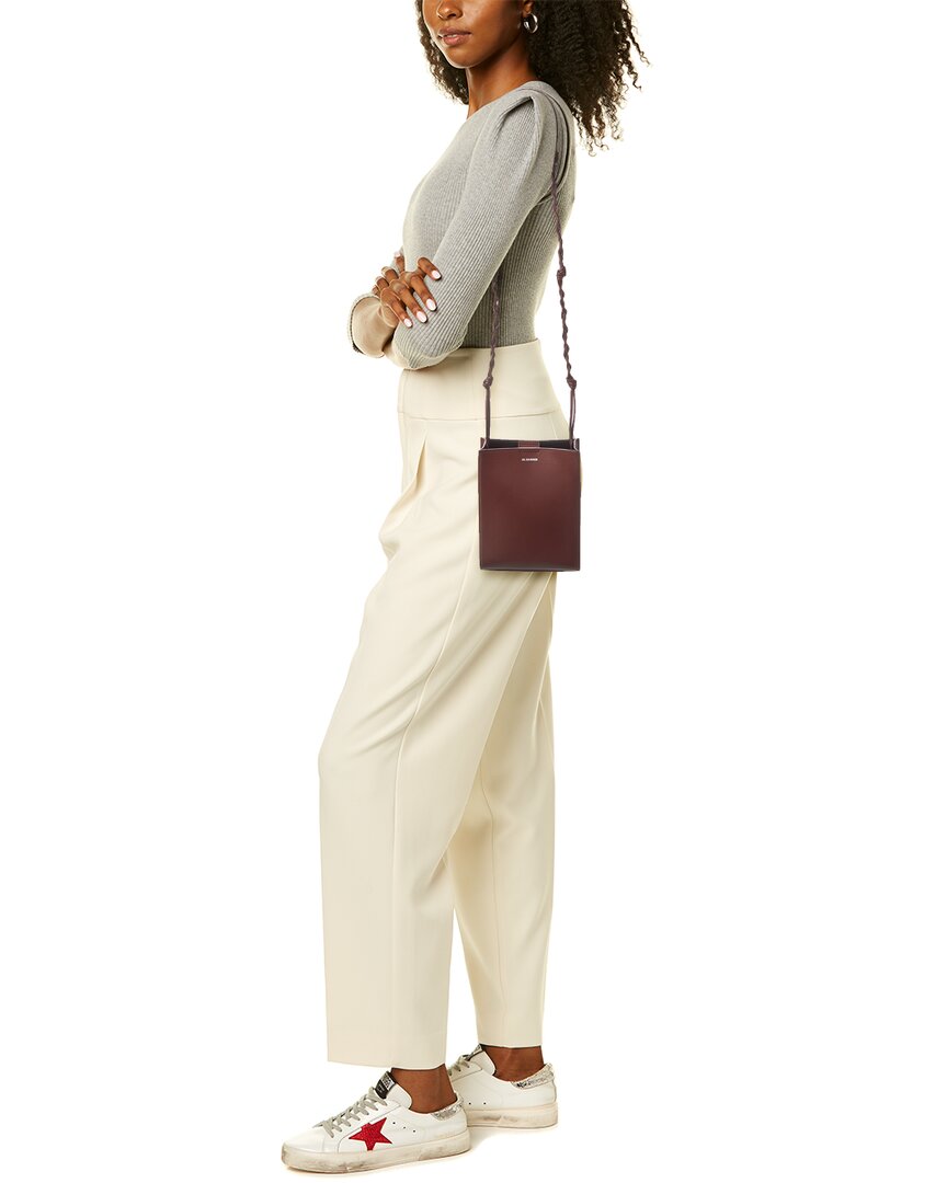 Jil Sander Tangle Small Leather Crossbody