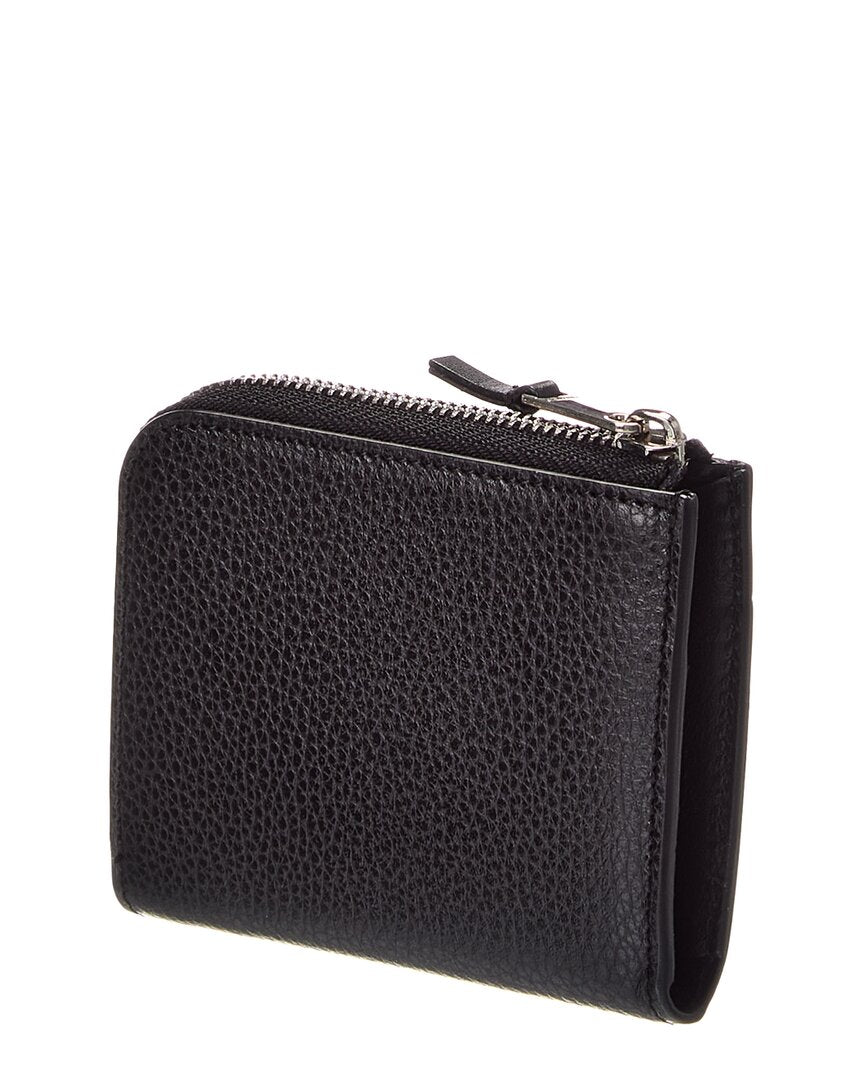 Palm Angels Zip Small Leather Wallet
