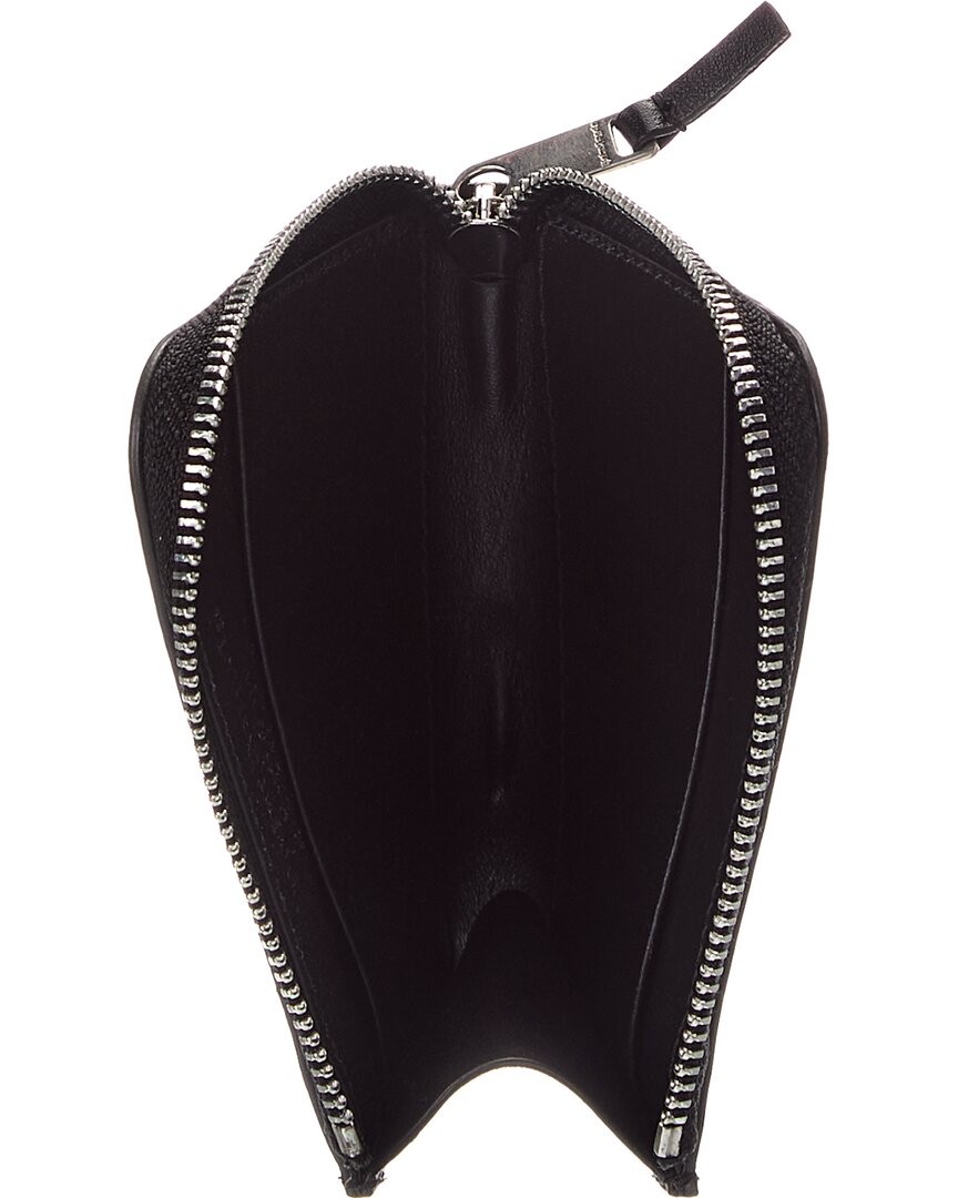 Palm Angels Zip Small Leather Wallet