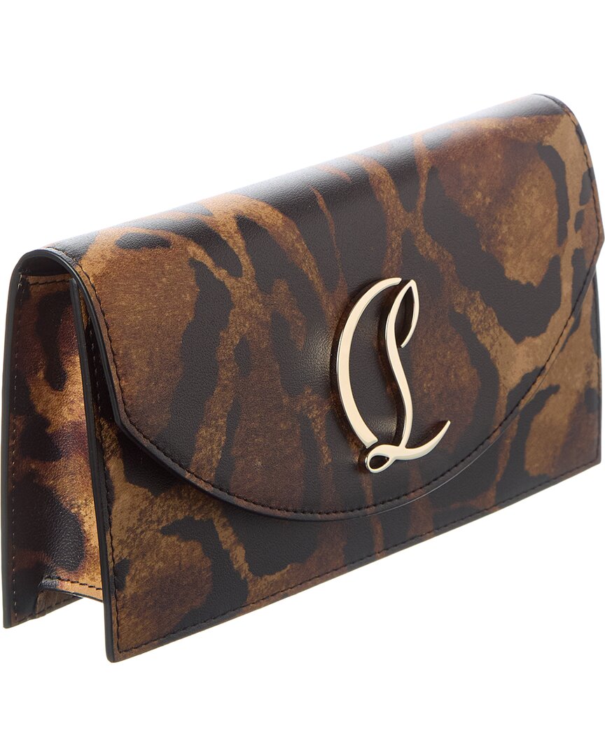 Christian Louboutin Loubi54 Leather Wallet On Chain