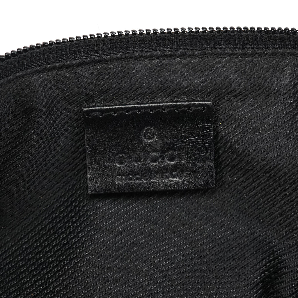 039 1103 Beige Black GG Boat Pochette