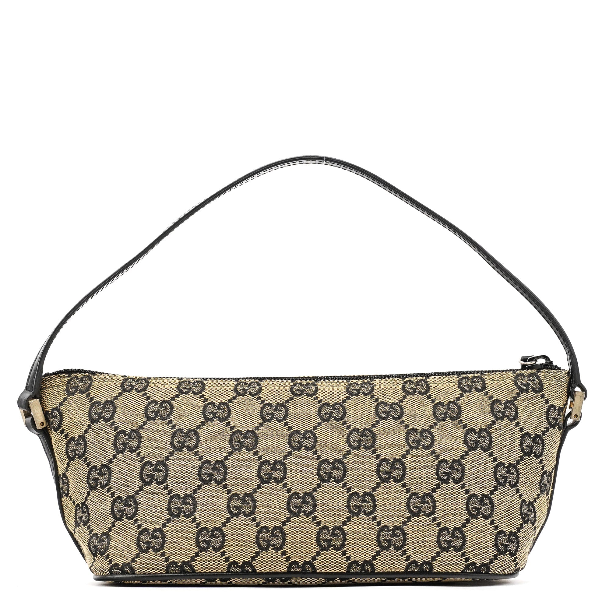 039 1103 Beige Black GG Boat Pochette