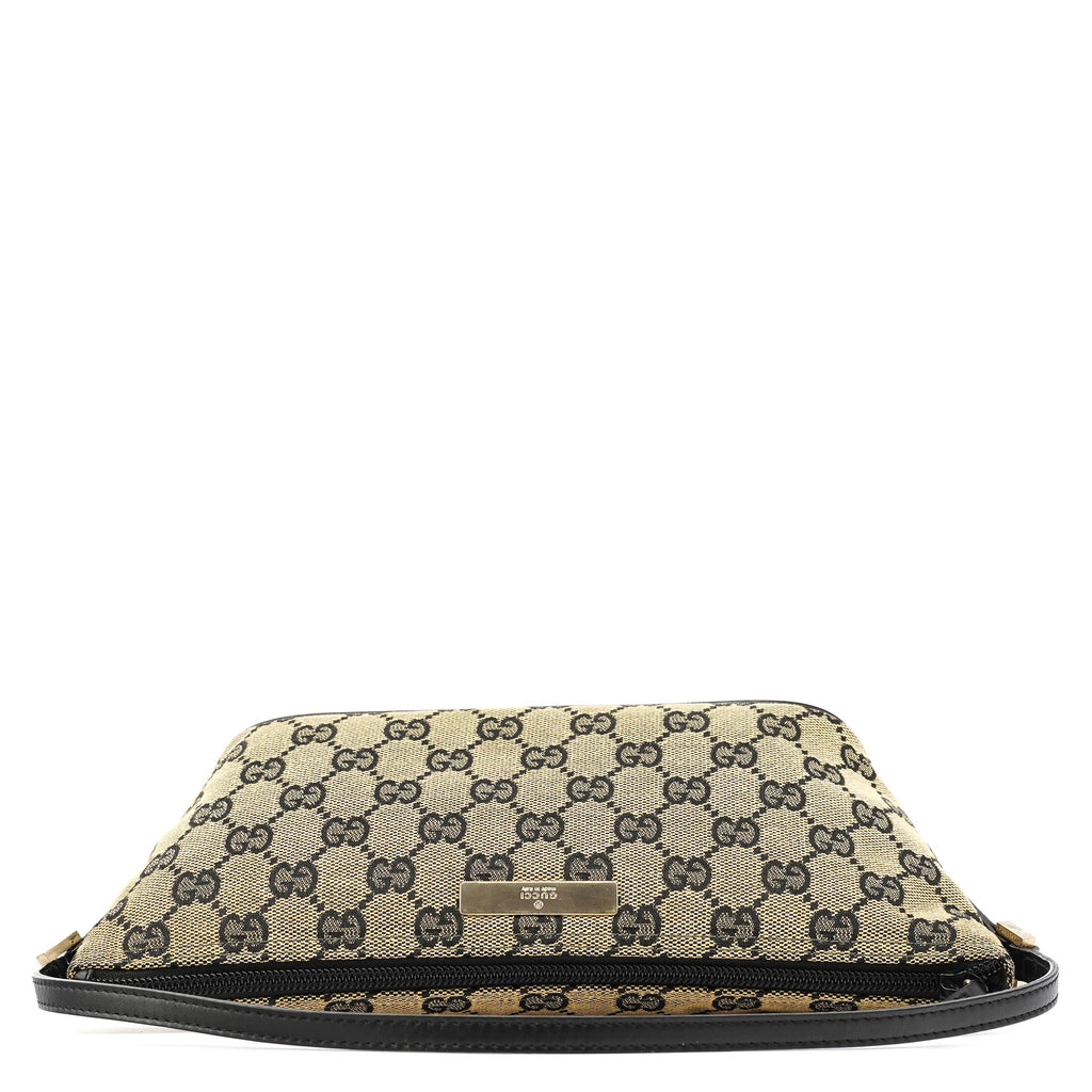 039 1103 Beige Black GG Boat Pochette