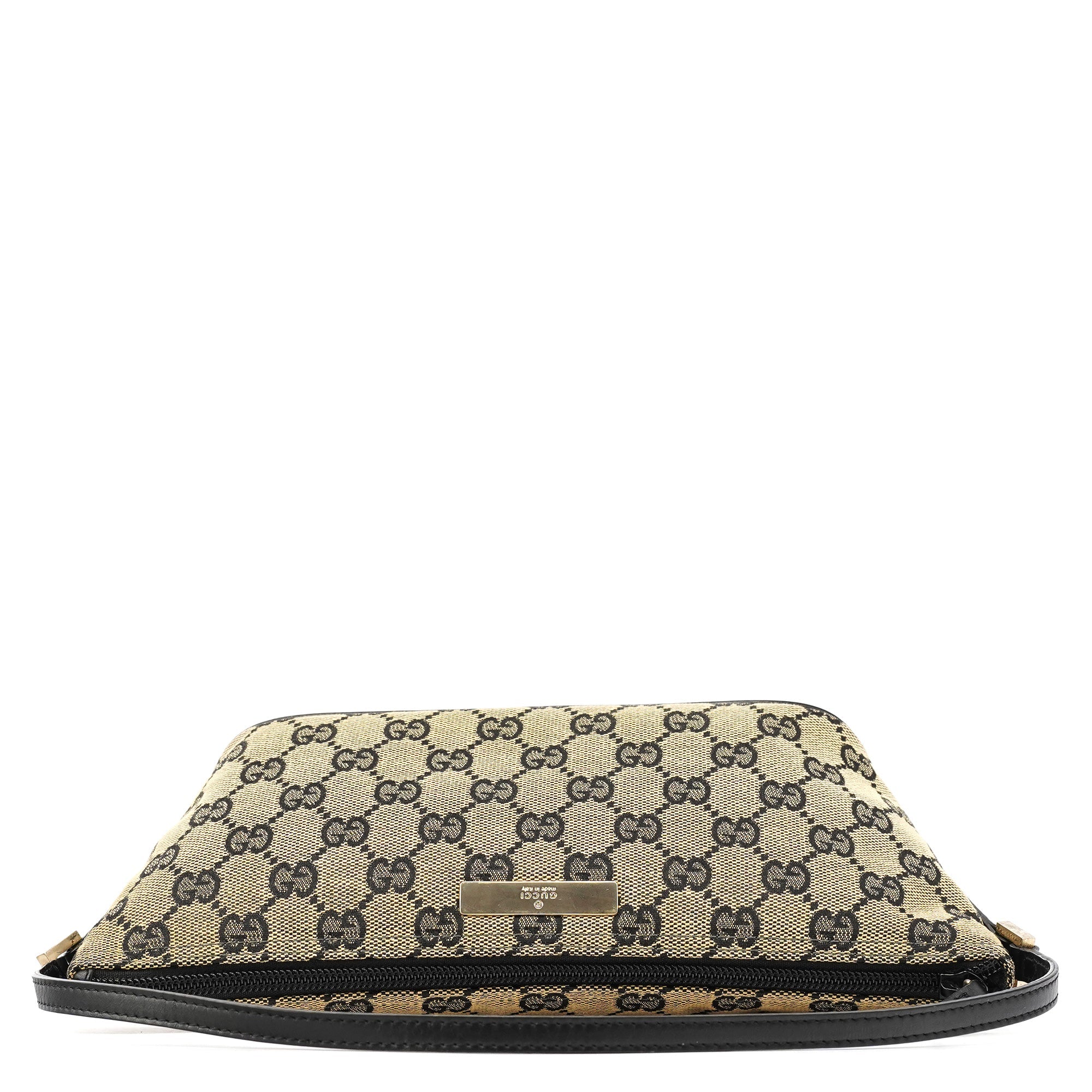 039 1103 Beige Black GG Boat Pochette