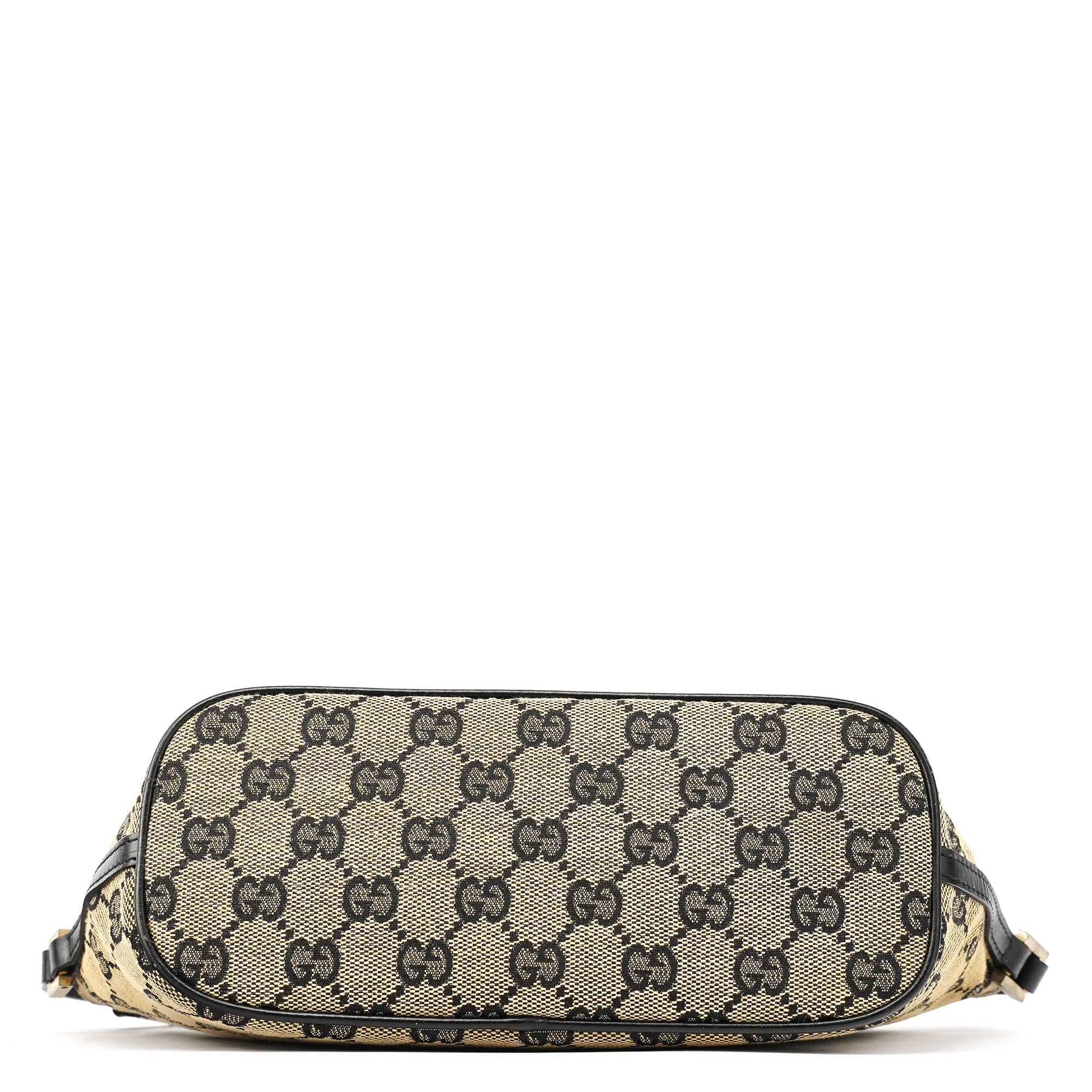 039 1103 Beige Black GG Boat Pochette