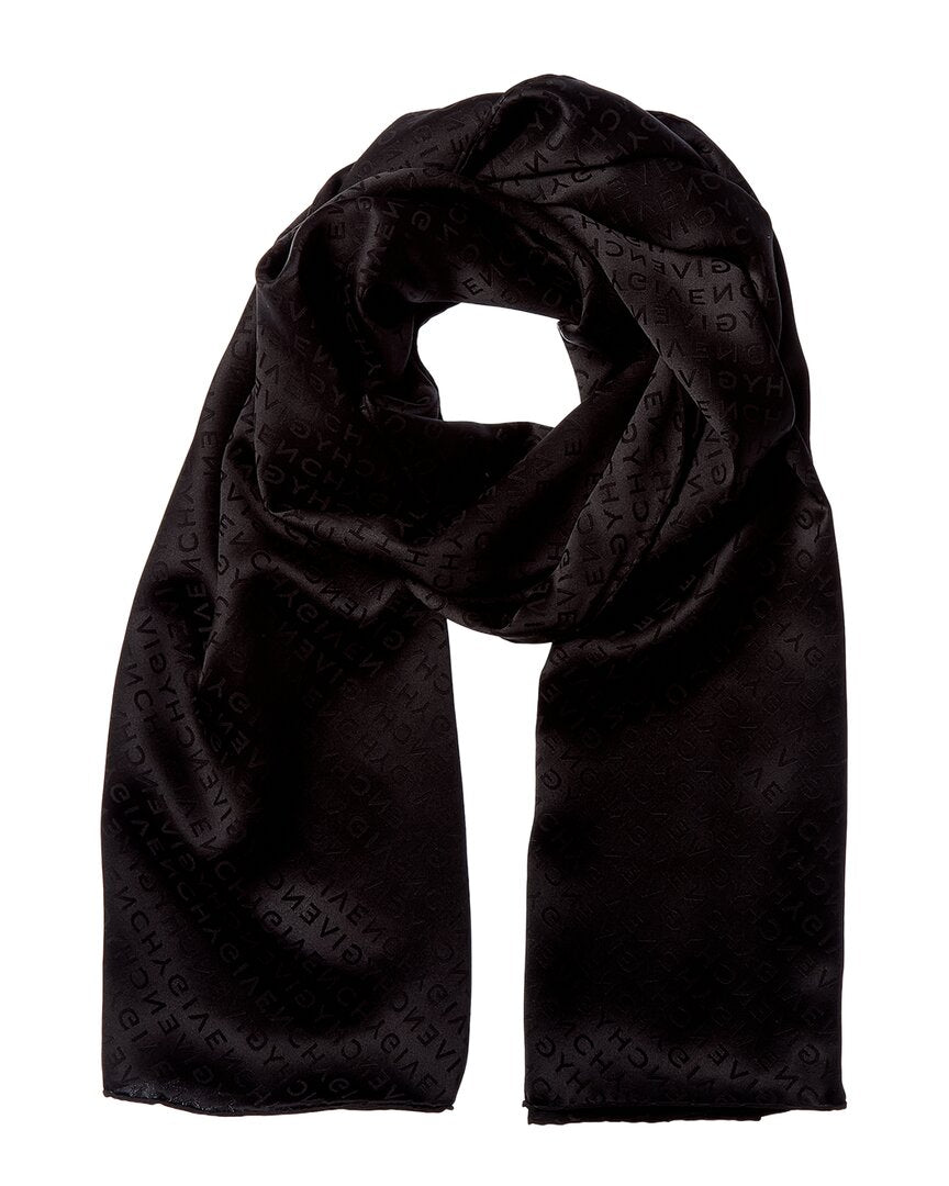 Givenchy Logo Silk Scarf