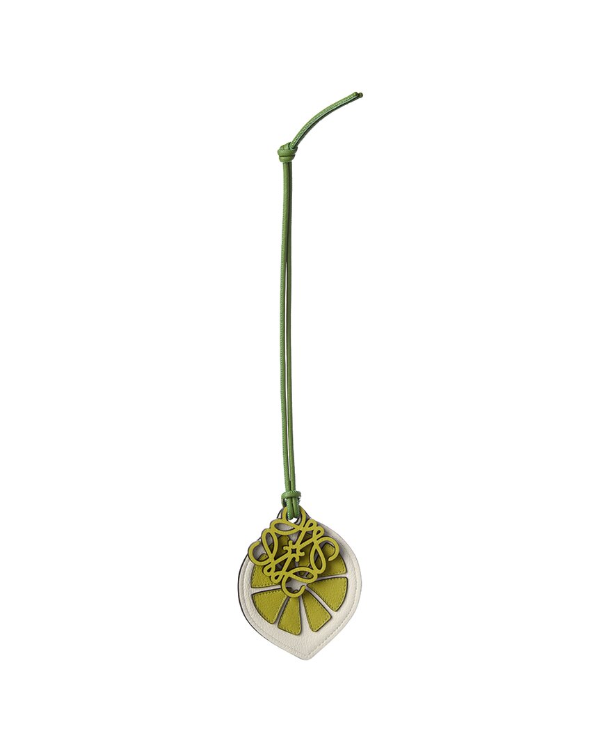 Loewe Lime Leather Charm
