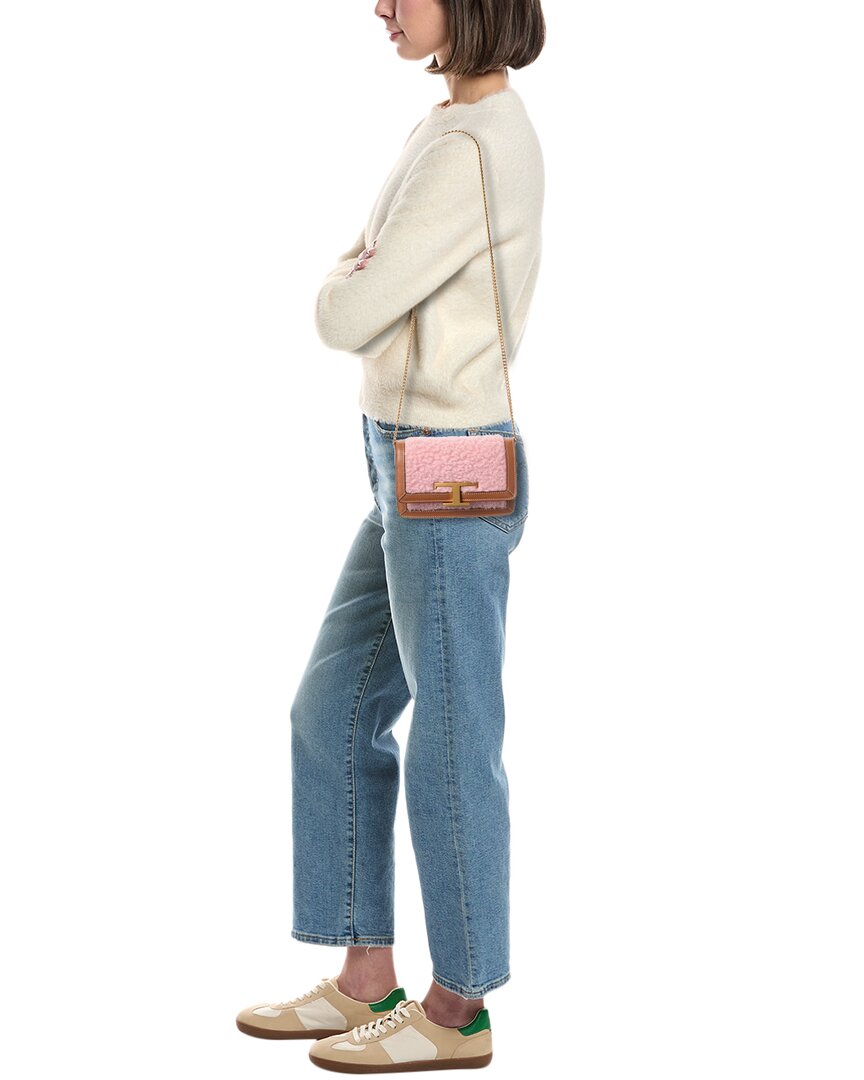 Tod’S Leather & Wool Belt Bag