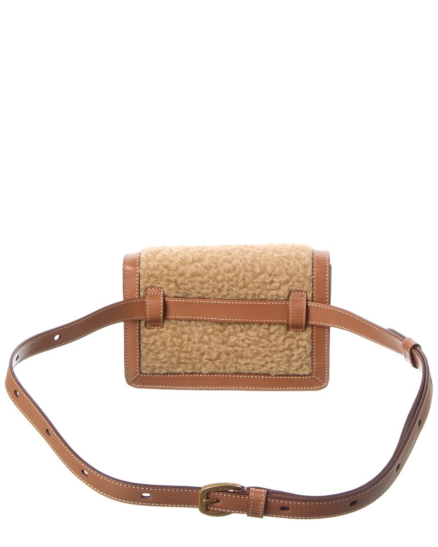 Tod’S Leather & Wool Belt Bag