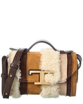 Tod’S Suede & Shearling Duffel Bag
